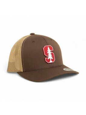 Stanford Cardinal YP Snapback Hat- Brown/ Tan